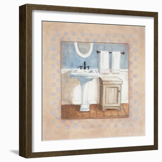 Country Bath IV-Carol Robinson-Framed Art Print