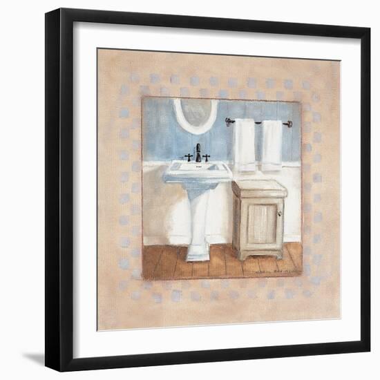 Country Bath IV-Carol Robinson-Framed Art Print