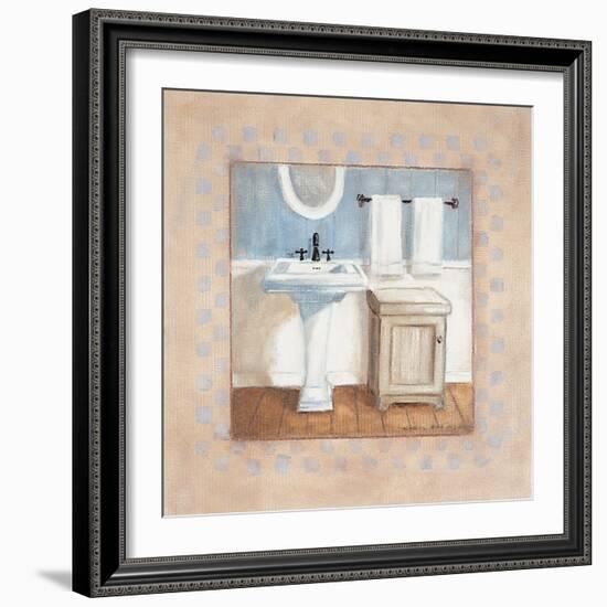 Country Bath IV-Carol Robinson-Framed Art Print