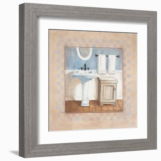 Country Bath IV-Carol Robinson-Framed Art Print