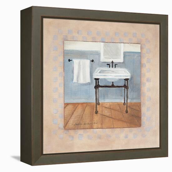 Country Bath IV-Carol Robinson-Framed Stretched Canvas