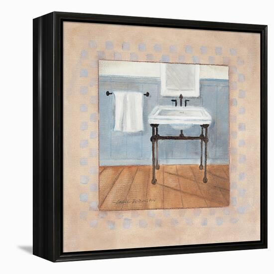 Country Bath IV-Carol Robinson-Framed Stretched Canvas