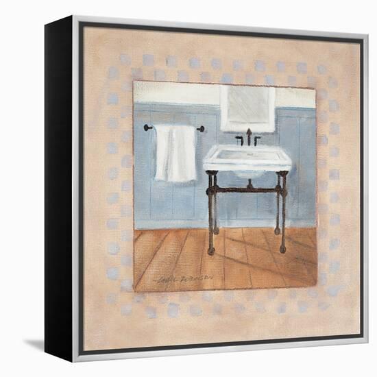 Country Bath IV-Carol Robinson-Framed Stretched Canvas