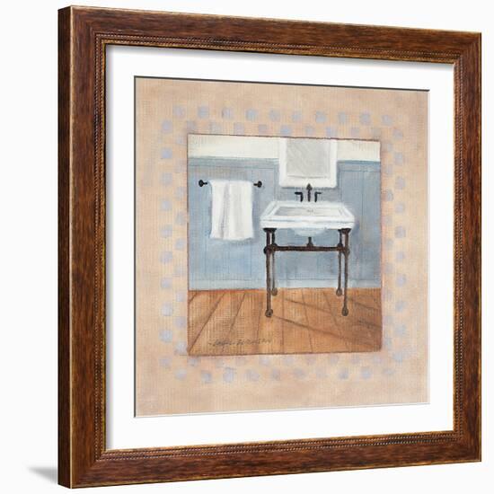 Country Bath IV-Carol Robinson-Framed Art Print