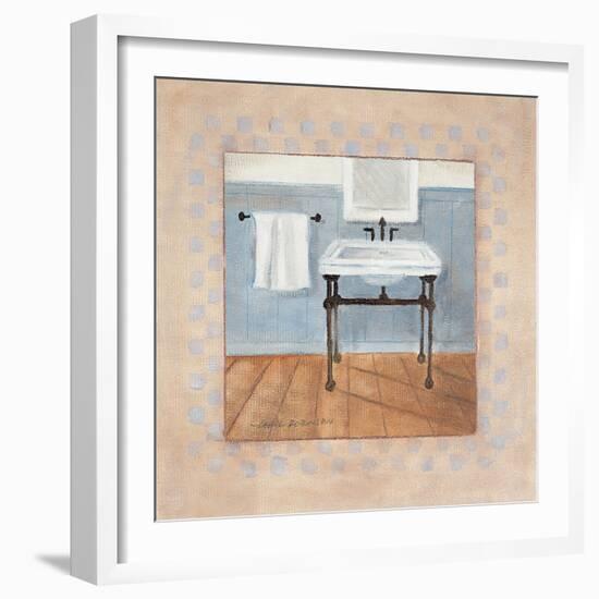 Country Bath IV-Carol Robinson-Framed Art Print