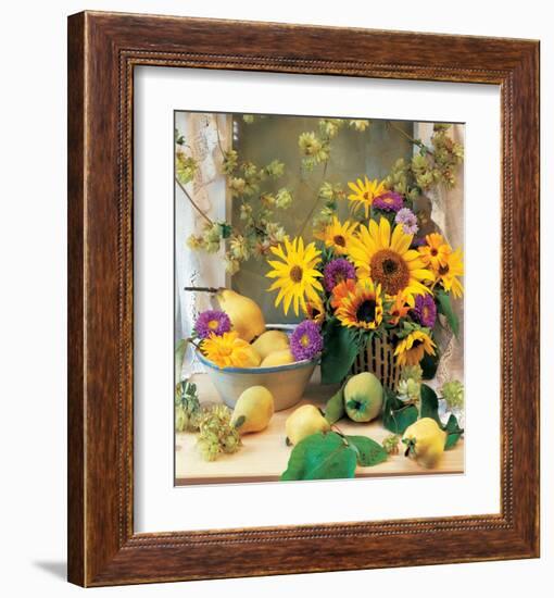 Country Bouquet-null-Framed Art Print