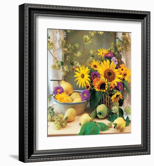 Country Bouquet-null-Framed Art Print