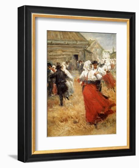 Country Celebration, Late 19th or Early 20th Century-Anders Leonard Zorn-Framed Giclee Print