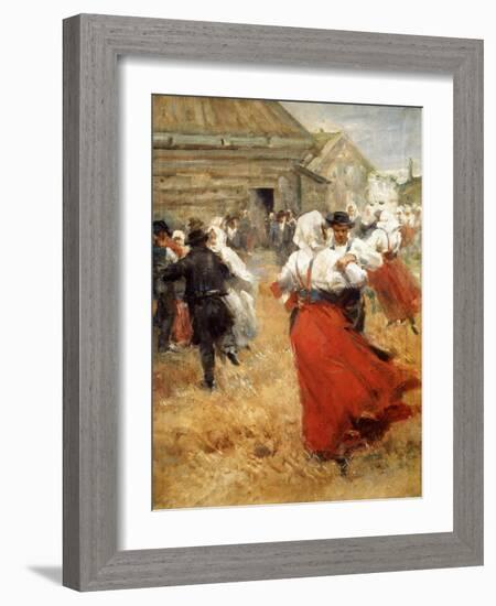 Country Celebration, Late 19th or Early 20th Century-Anders Leonard Zorn-Framed Giclee Print