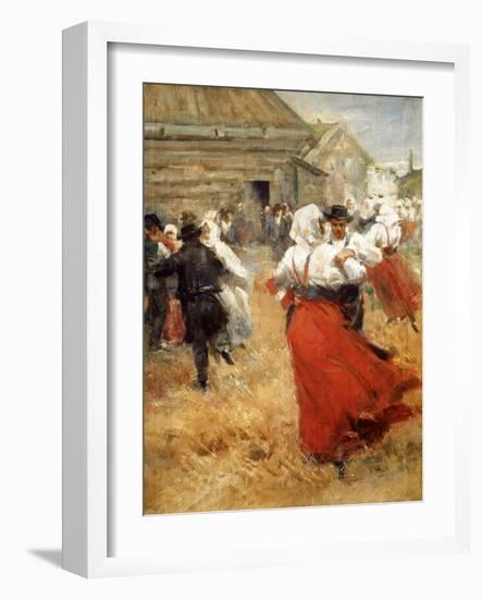 Country Celebration, Late 19th or Early 20th Century-Anders Leonard Zorn-Framed Giclee Print