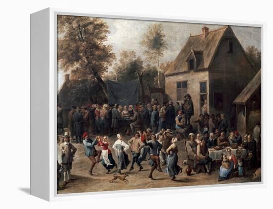 Country Celebration-David Teniers the Younger-Framed Premier Image Canvas