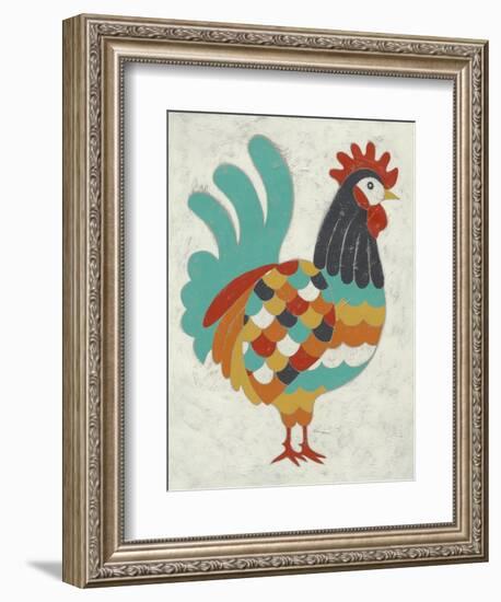 Country Chickens I-Chariklia Zarris-Framed Art Print