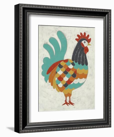 Country Chickens I-Chariklia Zarris-Framed Art Print