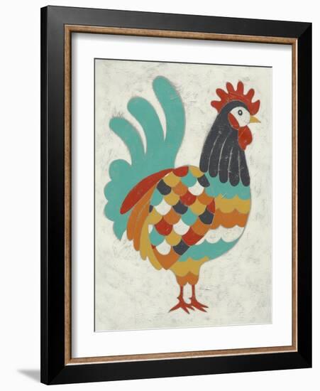 Country Chickens I-Chariklia Zarris-Framed Art Print