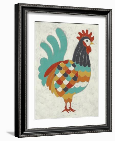 Country Chickens I-Chariklia Zarris-Framed Art Print