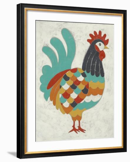 Country Chickens I-Chariklia Zarris-Framed Art Print