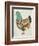 Country Chickens II-Chariklia Zarris-Framed Art Print