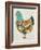 Country Chickens II-Chariklia Zarris-Framed Art Print