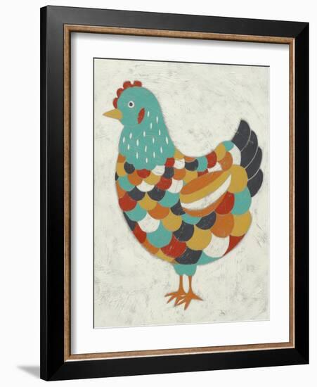 Country Chickens II-Chariklia Zarris-Framed Art Print