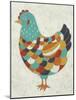Country Chickens II-Chariklia Zarris-Mounted Art Print