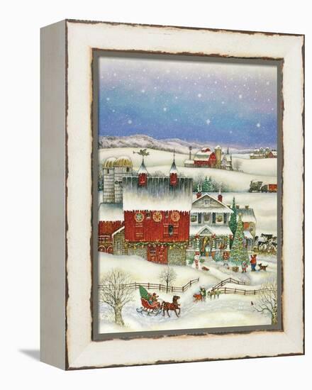 Country Christmas-Bill Bell-Framed Premier Image Canvas