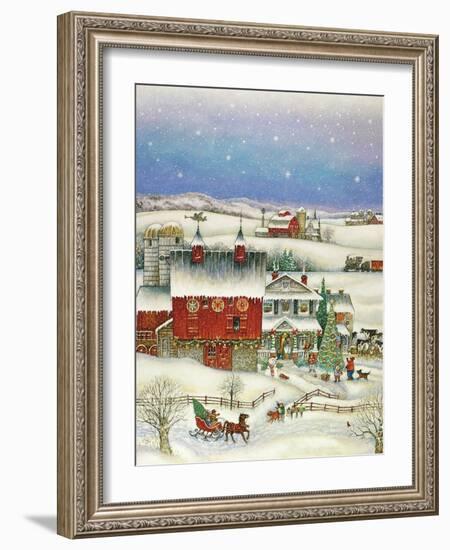 Country Christmas-Bill Bell-Framed Giclee Print