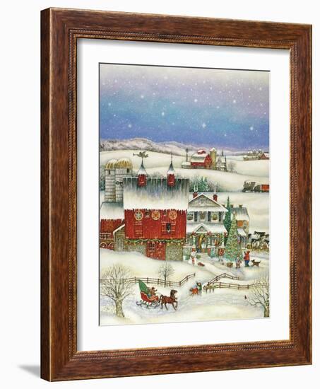 Country Christmas-Bill Bell-Framed Giclee Print