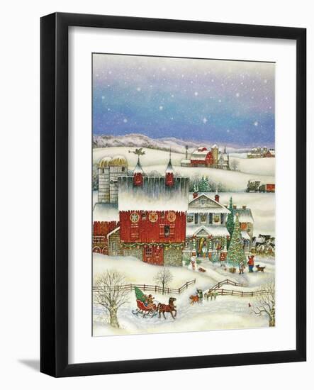 Country Christmas-Bill Bell-Framed Giclee Print