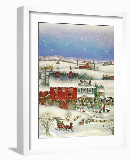 Country Christmas-Bill Bell-Framed Giclee Print