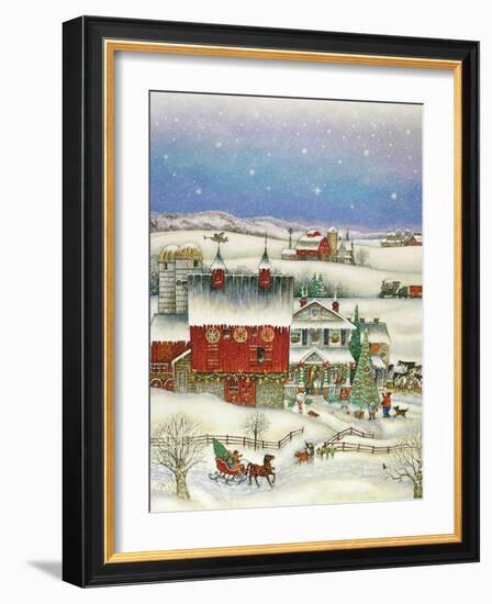 Country Christmas-Bill Bell-Framed Giclee Print