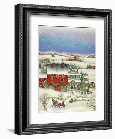 Country Christmas-Bill Bell-Framed Giclee Print