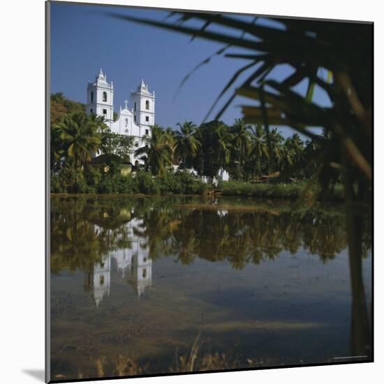Country Church, Goa, India, Asia-G Richardson-Mounted Photographic Print