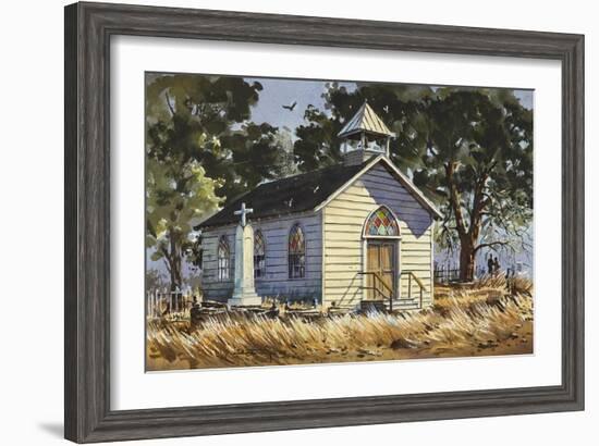 Country Church-LaVere Hutchings-Framed Giclee Print