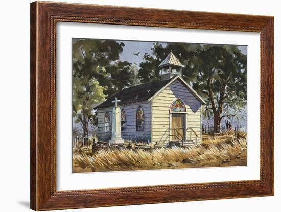 Country Church-LaVere Hutchings-Framed Giclee Print