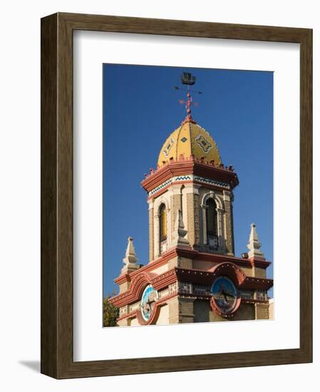 Country Club Plaza Shopping Area Building Detail, Kansas City, Missouri, USA-Walter Bibikow-Framed Photographic Print