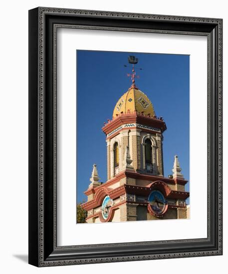 Country Club Plaza Shopping Area Building Detail, Kansas City, Missouri, USA-Walter Bibikow-Framed Photographic Print