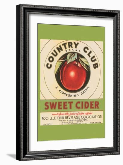 Country Club Sweet Cider-null-Framed Art Print