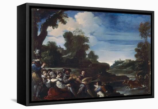 Country Concert-Guercino (1591-1666)-Framed Premier Image Canvas