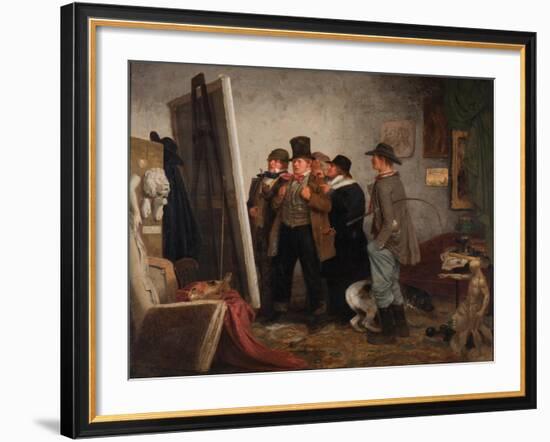 Country Connoisseurs, 1855-Johannes Adam Simon Oertel-Framed Premium Giclee Print