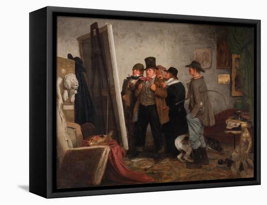 Country Connoisseurs, 1855-Johannes Adam Simon Oertel-Framed Premier Image Canvas