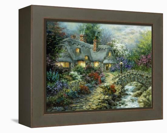 Country Cottage-Nicky Boehme-Framed Premier Image Canvas