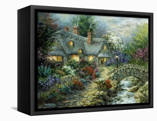 Country Cottage-Nicky Boehme-Framed Premier Image Canvas