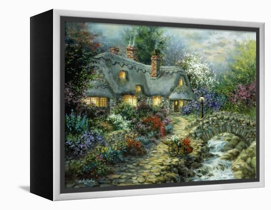 Country Cottage-Nicky Boehme-Framed Premier Image Canvas
