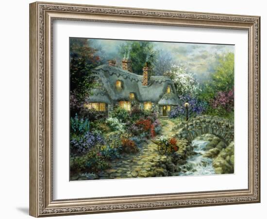 Country Cottage-Nicky Boehme-Framed Giclee Print