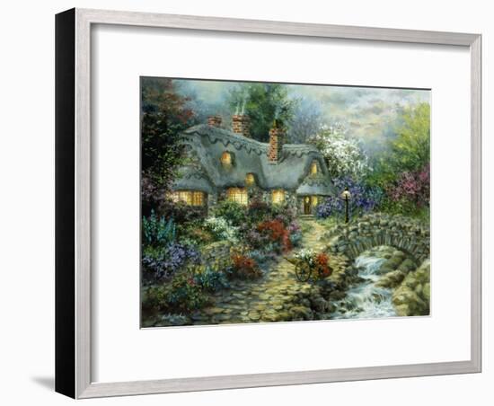 Country Cottage-Nicky Boehme-Framed Giclee Print