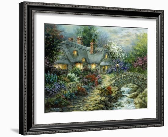 Country Cottage-Nicky Boehme-Framed Giclee Print