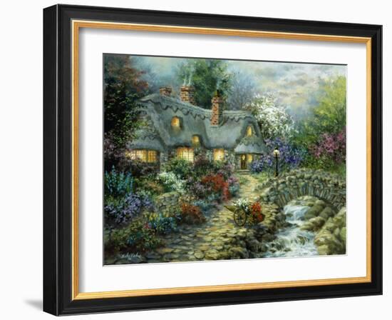 Country Cottage-Nicky Boehme-Framed Giclee Print
