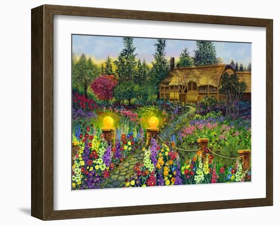 Country Cottage-Bonnie B. Cook-Framed Giclee Print