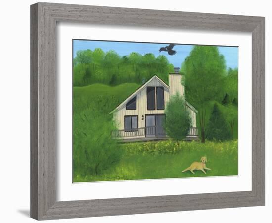 Country Cottage-Cheryl Bartley-Framed Giclee Print