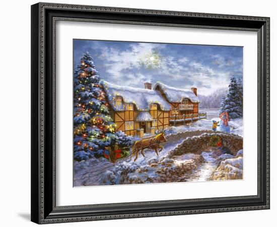 Country Cottages-Nicky Boehme-Framed Giclee Print